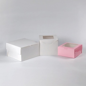 Sunshine Wholesale Custom Size Logo <b>Cake</b> Packaging <b>Box</b> with <b>Clear</b> Windows - Product Image 6