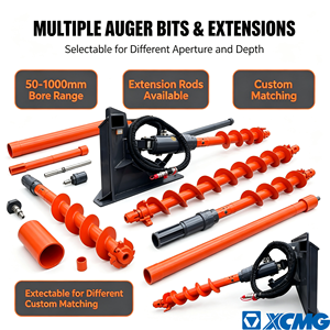 <span class=keywords><strong>Moteur</strong></span> hydraulique XCMG pour tarière de forage, attache pour excavatrice de 2 tonnes, chargeuse compacte, mini-chargeuse compacte, pour la plantation d'arbres et le creusement de trous - Product Image 3