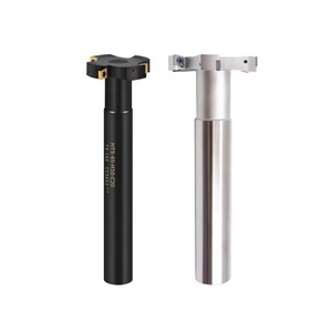 HTS t-khe phay chủ CNC gia công Trung tâm thẳng Shank thanh công cụ, ba cạnh <span class=keywords><strong>End</strong></span> Mill Cutter, cho ccmt060204 chèn - Product Image 1