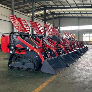 Le moins cher EPA EURO5 2 cylindres moteur skid steer stand on loader mni chargeuse sur pneus hydraulique fléau tondeuse <span class=keywords><strong>dingo</strong></span> à vendre - Product Image 2