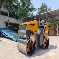 مدحلة طرق بمحرك EPA سعة 0.3 طن و0.5 طن و1.5 طن، ومدحلة طرق ثنائية الأسطوانة بسعة 3 طن، ومدحلة لضغط التربة