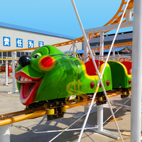 Manège à vis sans fin en acier certifié CE, manège à roulettes sûr et doux pour parc d'attractions, utilisation en extérieur