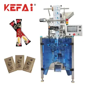 KEFAI Fully Automatic High Speed Powder Sachet Packing Machine For Sugar Coffee Milk Tea Food Powder