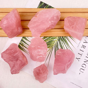 Ampia Disponibilità di <span class=keywords><strong>Quarzo</strong></span> <span class=keywords><strong>Rosa</strong></span> Naturale di Alta Qualità, <span class=keywords><strong>Pietra</strong></span> Grezza da 3 Pollici per Aromaterapia e Guarigione - Product Image 2