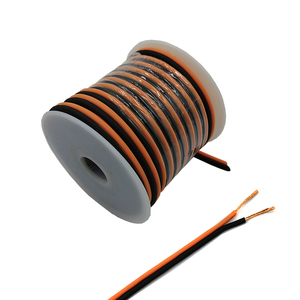 Oem Chuyên Nghiệp Màu đen và màu cam 12 AWG số lượng lớn phẳng surround âm thanh Hàn Loa Dây - Product Image 6