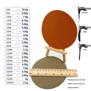 5 pouces 125mm 996A disque de ponçage à crochet et boucle papier abrasif imperméable à l'eau humide et sec pour le meulage et le polissage de surface - Product Image 4