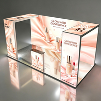 Stand d'exposition modulaire portable YZ Display, taille personnalisée, pour exposition intérieure, stand d'exposition en tissu
