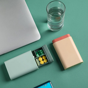 2025 OEM Customized Hot Sell Plastic Portable Medicine Container <strong>Pill</strong> Storage <strong>Box</strong> Medicine Storage <strong>Box</strong> - Product Image 5