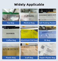 Máquina Selladora de Banda Continua Automática Willita SP7 con Codificación de Fecha por Inyección de Tinta para Empacar Bolsas de Alimentos de Papel de Aluminio