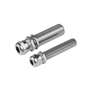 En stock – Presse-étoupe métallique en acier inoxydable M63 SS304 allongée, avec indice de protection IP68 - Product Image 1