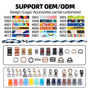 Conjunto de collar y correa para perro con logotipo personalizado y ajustable al por mayor - Product Image 6