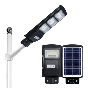 Lámpara LED Solar Integrada de Alta Luminosidad IP65 Impermeable para Exteriores, Precio al por Mayor, 60W 120W 180W, con Sensor, de Plástico - Product Image 5
