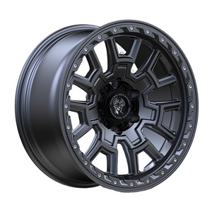 Rines de 17 y 18 Pulgadas, 5 y 6 Birlos, 6x139.7, 5x127, Estilo Beadlock para <span class=keywords><strong>Nissan</strong></span> Patrol Y61/Y62, Toyota Tacoma, 4Runner, Tundra - Product Image 1
