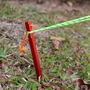 Заводские стальные алюминиевые колышки для палаток, аксессуары для кемпинга, стальной провод, садовый Колок - Product Image 5