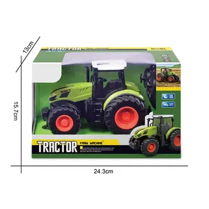 Tracteur agricole en plastique télécommandé 2.4G 6 CH De Juguete 1 24 voiture RC pour enfants