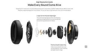 Huawei — écouteurs Freebuds Studio bluetooth, <span class=keywords><strong>casque</strong></span> de jeu, sans fil, Hi-Fi, ANC, Type C, écouteurs avec suppression de bruit - Product Image 5