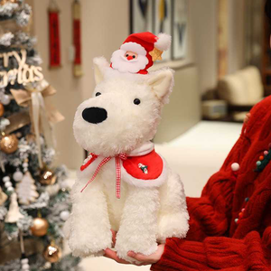 High Quality Super <b>Soft</b> Christmas Puppy Plush <b>Toy</b> Cuddly Plush <b>Toys</b> Multi Size <b>Stuffed</b> Animal <b>Toys</b> Claw Machine <b>Toys</b> for Girls - Product Image 1