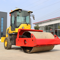 Compacteur vibrant hydraulique à double tambour avec moteur certifié EPA CE pour le sol et l'asphalte