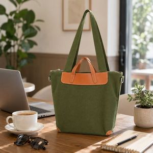 Sac fourre-tout en vente directe d'usine avec sangle réglable et coutures durables, idéal pour un usage quotidien et le shopping - Product Image 2