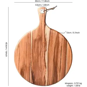 เขียงไม้สำหรับหั่นชีสสำหรับใช้ในครัวเขียงทำจากไม้วอลนัท