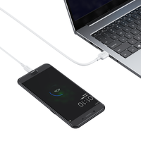 Kabel USB Mikro USAMS Original Berkualitas Tinggi 2A Pengisi Daya Ponsel Kabel Data Sinkronisasi USB 1m