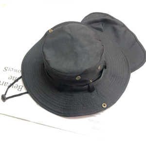 Custom New Arrival Summer <strong>Funky</strong> Fishing Hiking Travel Casual Unisex Blank <strong>Bucket</strong> <strong>Hats</strong> Caps With String - Product Image 3