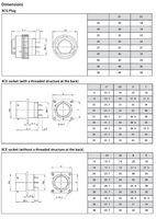 Connecteur circulaire d'aviation à 4 broches XCG18T4K1P1N & XCG18F4Z1D1N, paire de raccordement, ensemble d'interconnexion électrique industrielle