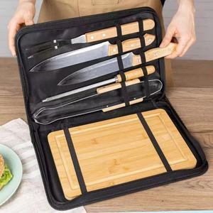 Juego de herramientas para barbacoa de acero inoxidable, portátiles, para exteriores, con tenedor y espátula, para acampar y asar. - Product Image 2