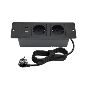 <span class=keywords><strong>Prix</strong></span> usine Office Funiture Table Top Prise de courant encastrée à charge rapide avec chargeur USB - Product Image 1