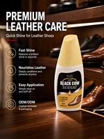 Betún para Zapatos Hei Niu Black Bull de 75ml, Fácil de Limpiar, para Uso Diario en el Hogar