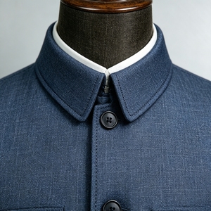 Abito Formale <span class=keywords><strong>da</strong></span> Uomo per Mezza <span class=keywords><strong>Età</strong></span> con Colletto Rialzato, Due Pezzi (Giacca e Pantaloni), Personalizzabile OEM ODM, per Matrimoni e Affari - Product Image 4