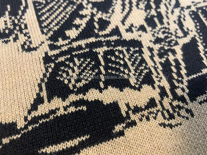 Cárdigan de punto a rayas con cremallera para primavera/otoño, estilo retro con bloques de color, suéter informal de punto para mujer. - Product Image 3