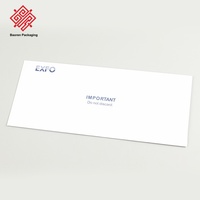 Sobre de Papel Blanco Personalizado con Logotipo EXFO y Texto de Recordatorio Importante para Envío de Documentos Oficiales