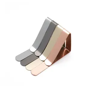 4 Warna Rose Gold Stainless Steel Taplak Meja Klip Meja Klem untuk Piknik Tenda Pernikahan Pesta Kelulusan