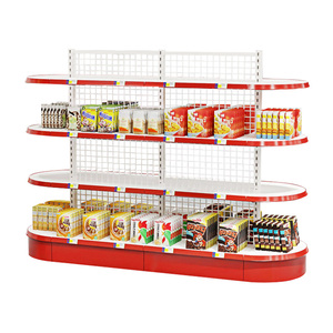 Dây kim loại lưới trở lại bảng điều khiển siêu thị Gondola Kệ Net loại cửa hàng giá Lưới Cửa hàng tiện lợi dây kệ - Product Image 1