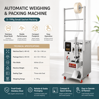 Machine d'emballage électrique compacte 48x56cm à trois soudures latérales pour liquides, 5 199g, pour l'emballage de sauce soja, de jus et de lait