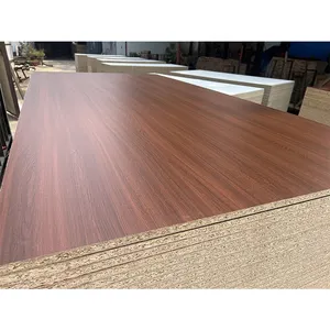 12mm 15mm 16mm 18mm flakeboards melamine paper laminated particle board chipboard sheets furniture