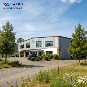 Structure en acier préfabriquée à grande portée pour bâtiment industriel, garage, entrepôt, livraison rapide, durée de vie de 50 ans, résistance au vent de 200 km/h - Product Image 1