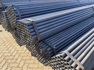 <span class=keywords><strong>Tube</strong></span> en <span class=keywords><strong>acier</strong></span> Q235B de 6 m soudé par arc immergé, noir, pour structure de hangar agricole - Product Image 4