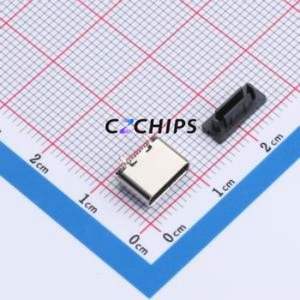 HYCW510-USBC24-650B USB Connector SMD Connector ( Connector Type: Type-C )( Gender: Female )( Mounting Type: Vertical Mount ) - Product Image 1