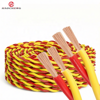 Câble torsadé flexible RVS H05V-K, fil torsadé à paires torsadées UL2547, fil de connexion en cuivre torsadé isolé en PVC