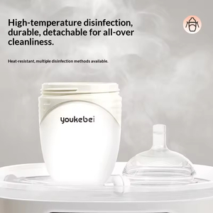Groothandel BPA-vrije PP siliconen LFGB gecertificeerde duurzame babyvoedingsfles, valbestendig, lekvrij, drinkfles voor melk en water, set voor - Product Image 6