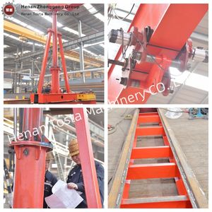 Grue hydraulique à portique à hauteur réglable avec flèches télescopiques et systèmes Capacité de 100T Hauteur maximale de 15m Moteur - Product Image 6