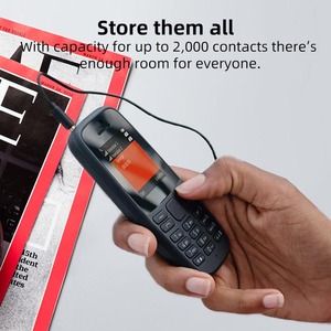 Điện thoại bàn phím giá sỉ rẻ 105 phiên bản 2019, hai SIM hai chế độ chờ, GSM, điện thoại cơ bản 2G, bán trực tiếp từ nhà máy, giá thấp - Product Image 5