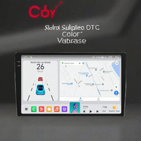 Système multimédia universel 2DIN Android Auto pour voiture 10 pouces avec GPS intégré, support tableau de bord et caméra de recul