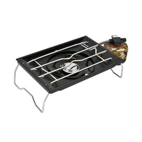 Réchaud à gaz encastrable de style IGT, haute puissance, coupe-vent, pour table de camping, barbecue portable, pique-nique, avec évier intégré