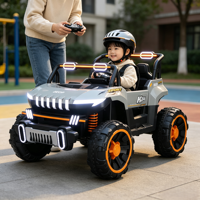 Mobil Mainan Listrik Anak untuk Anak-Anak, Bergaya, Bertenaga Baterai dengan Remote USB, Empat Roda, untuk Usia 2-4 Tahun dan 5-7 Tahun
