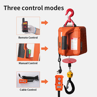 Treuil électrique portable 110V/220V avec télécommande filaire pour levage et remorquage domestique