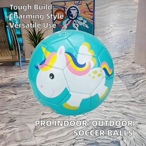 ลูกฟุตบอลมืออาชีพรุ่น khason ทำจากยาง & หนัง6589ทนทานสำหรับเด็กการฝึกในร่ม/กลางแจ้ง - Product Image 2