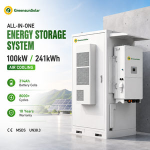 Gabinete de Almacenamiento de Baterías LiFePO4 de 241 kWh para Sistemas Solares Híbridos Deye, Solis, Growatt, <span class=keywords><strong>Goodwe</strong></span> de 80 kW, 100 kW y 125 kW - Product Image 1